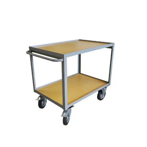 Picture of Transport trolley - 2 wooden trays - 300 kg