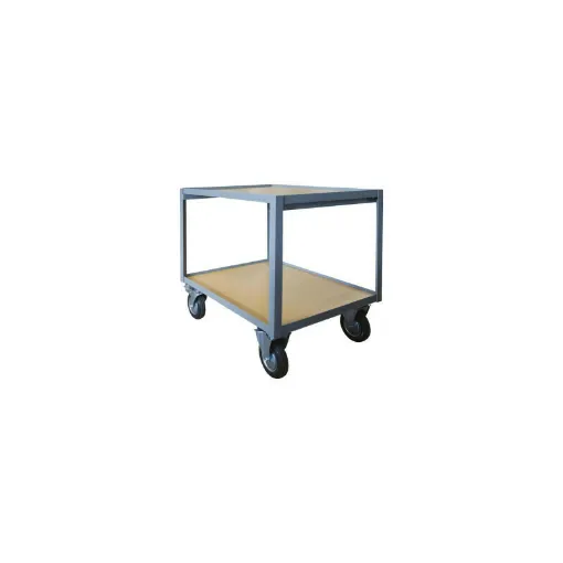 Picture of Workshop trolley 500 kg 2 wooden trays 1200x800 mm