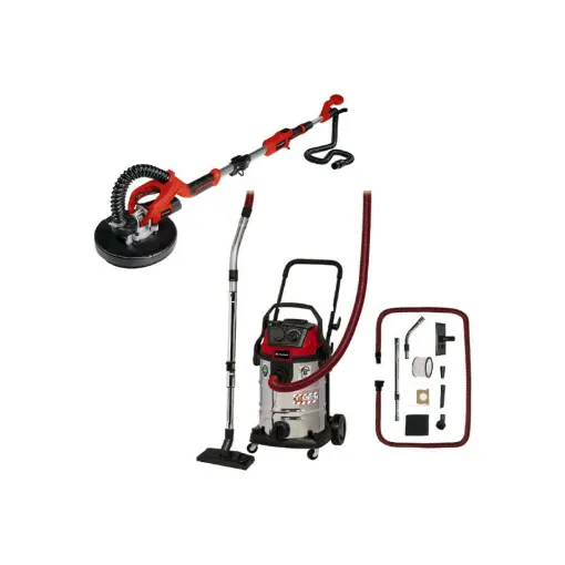 Picture of Pack EINHELL - Wet/dry vacuum cleaner - TE-VC 2230 SACL - 1400W - 30L - Giraffe sander - 750W - 1,65m - TE-DW 225 X