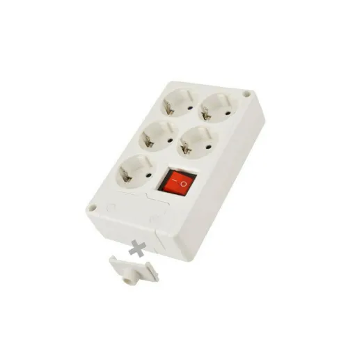 Picture of Bipolar 5-socket power strip with switch 41221