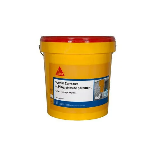 Picture of Paste tile adhesive for tiles and facing plates (D1-ET) - SIKA SikaCeram Basic - Ivory - 25kg