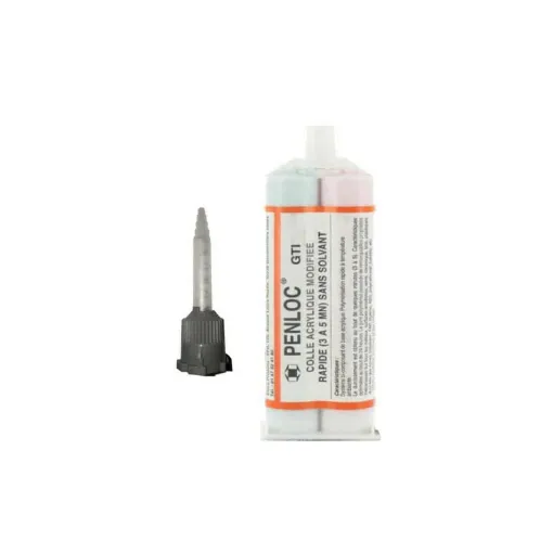 Picture of Pack Acrylic glue ELECO Penloc GTI 50ml - Mixing nozzle for bi-component glue GTI