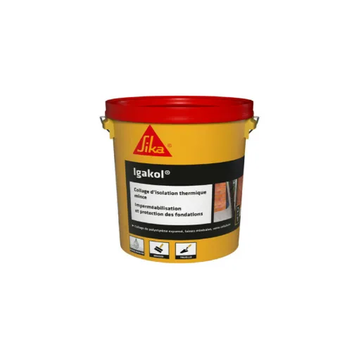 Picture of Bonding of thermal insulation and protection of SIKA Igakol foundations - Black - 5kg