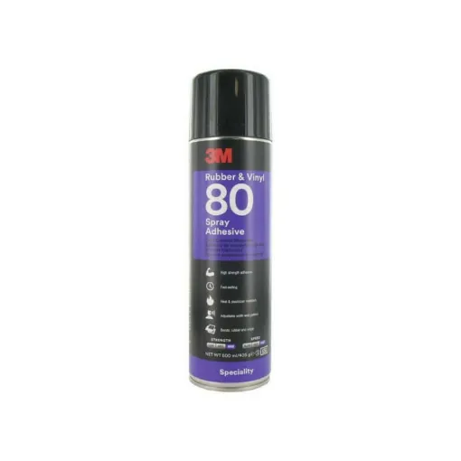 Picture of 3M Hi-Strength 80 rubber and vinyl x5 aerosol glue