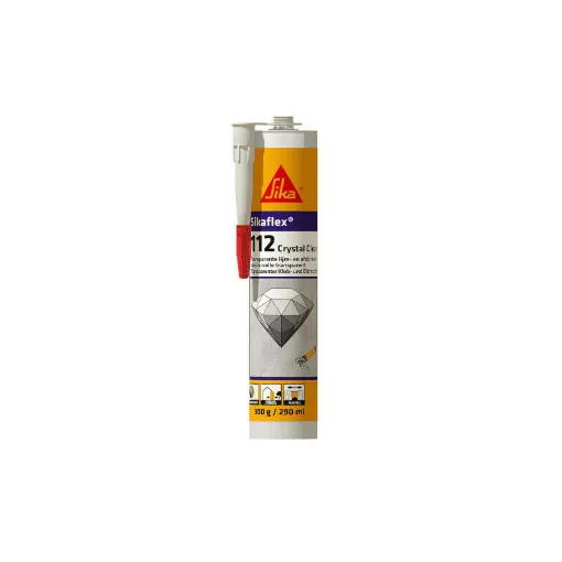 Picture of SIKA Sikaflex 112 Crystal Clear Putty Glue - 290 ml