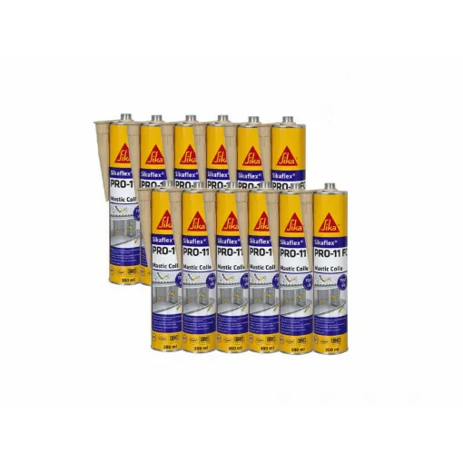 Picture of SIKA Sikaflex PRO 11 FC putty glue - Beige - 300ml - Set of 12