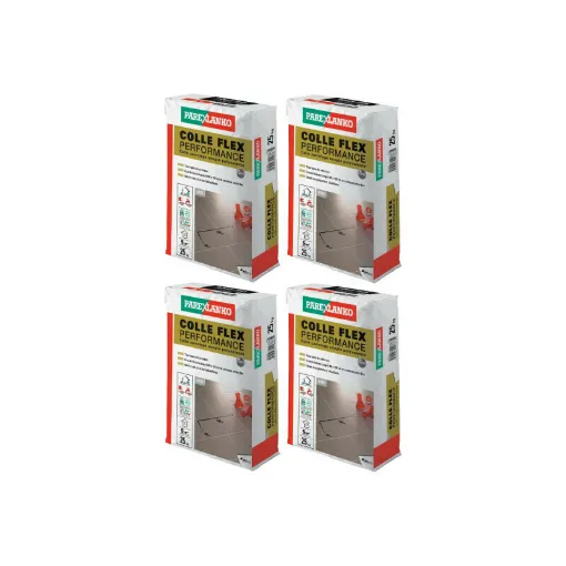 Picture of Set of 4 PAREXLANKO glues flex performance - 25 kg - 03310