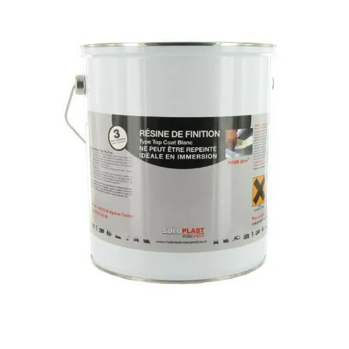 Picture of Finish Top Coat Resin Type Soloplast White 5 KG