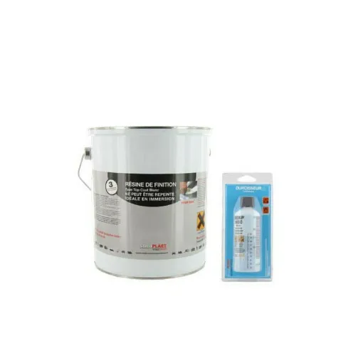 Picture of Finish Top Coat Resin Type Soloplast White 5 KG with hardener