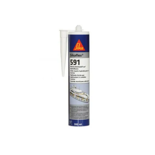 Picture of SIKA Sikaflex-591 Marine Hybrid Mastic Adhesive - Black - 300ml