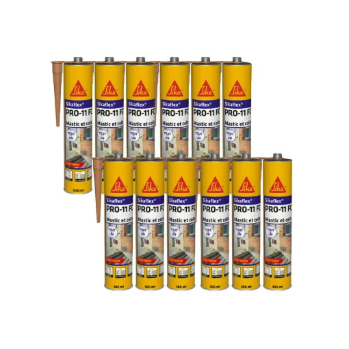 Picture of Set of 12 SIKA Sikaflex PRO 11 FC Purform Adhesives - Beige - 300ml