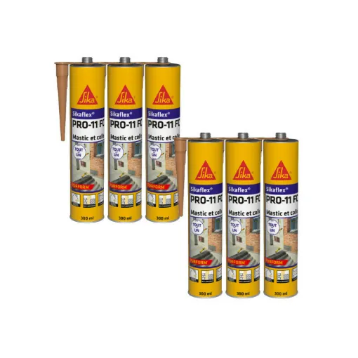 Picture of Set of 6 SIKA Sikaflex PRO 11 FC Purform sealants - Beige - 300ml