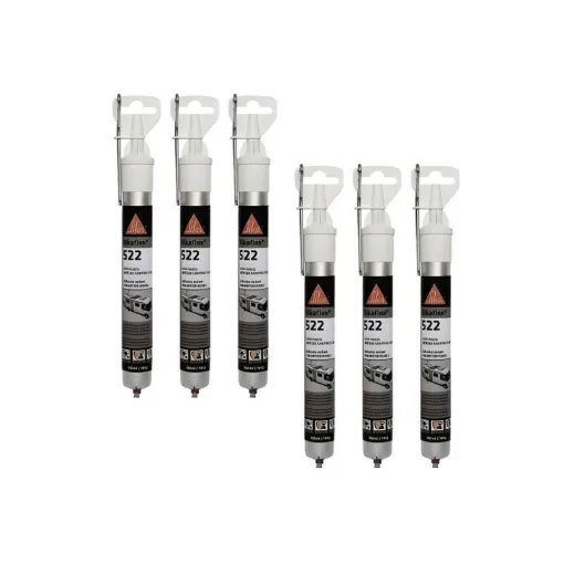 Picture of Set of 6 SIKA Sikaflex 522 Caravan Adhesives - White - 100ml