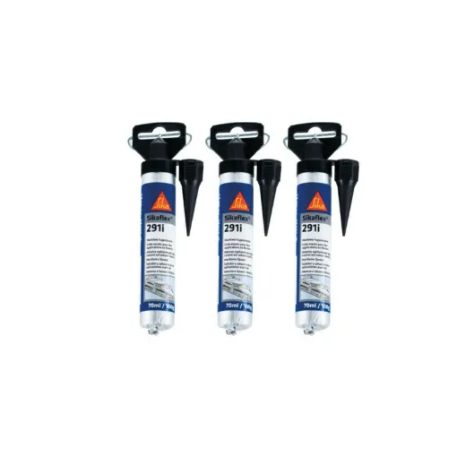 Picture of Set of 3 SIKA Sikaflex 291i marine sealants - Black - Mini refill 70ml