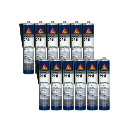 Picture of Set of 12 SIKA Sikaflex 291i marine sealants - Black - 300ml