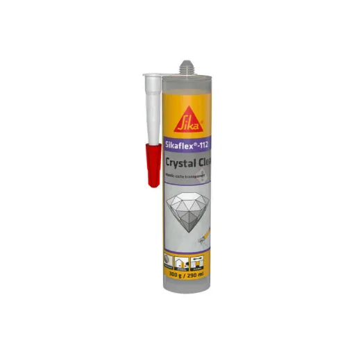 Picture of SIKA Sikaflex-112 Crystal clear mastic adhesive - Transparent - 617930