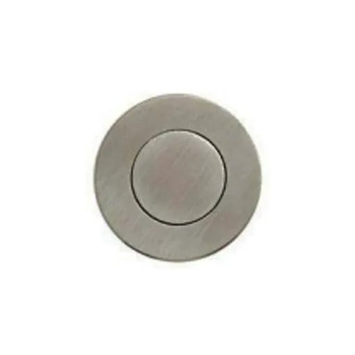 Picture of Round recessed bowl handles - With push plate - Diameter 55 mm - Brushed stainless steel