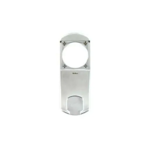 Picture of DISEC magnetic protection for round cylinder - diameter 50mm max - satin chrome MG351MINIFOT