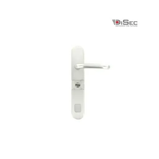 Picture of DISEC vandal resistant magnetic barrel cylinder cover with handle - silver MGB54FF6