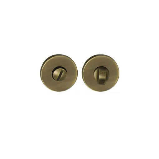 Picture of Round locking roses - bronze finish - diameter 51mm x2