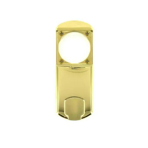 Picture of magnetic protection for round cylinder 50 mm maximum diameter polished brass