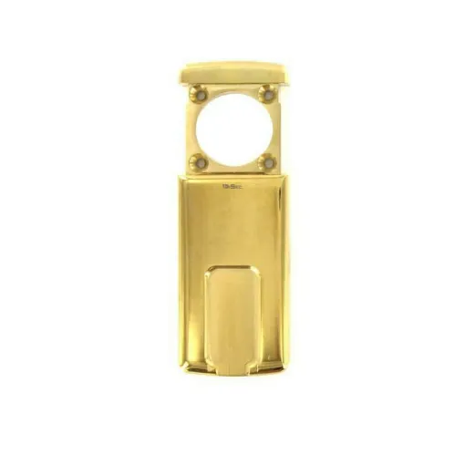 Picture of magnetic protection for 37mm diameter round cylinder maximum polished brass