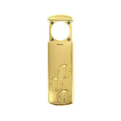 Picture of Cover protects cylinder vandal combination Digimag bright brass