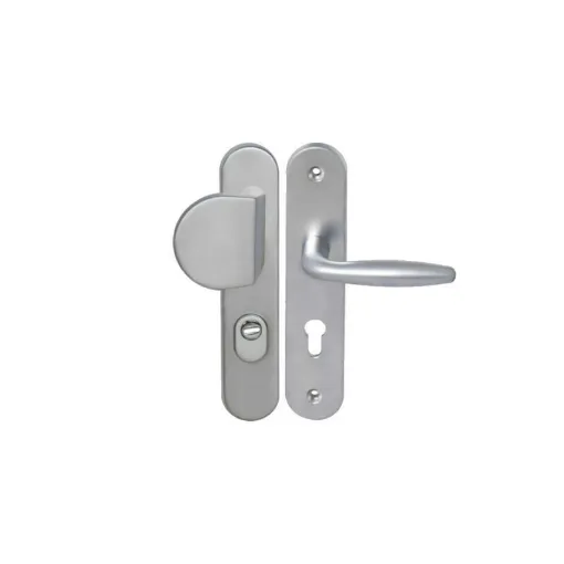 Picture of Security door handle - Chrome perle