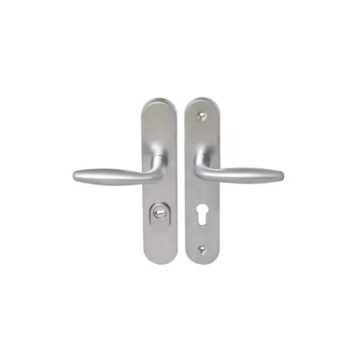 Picture of Security door handle - Chrome Perle