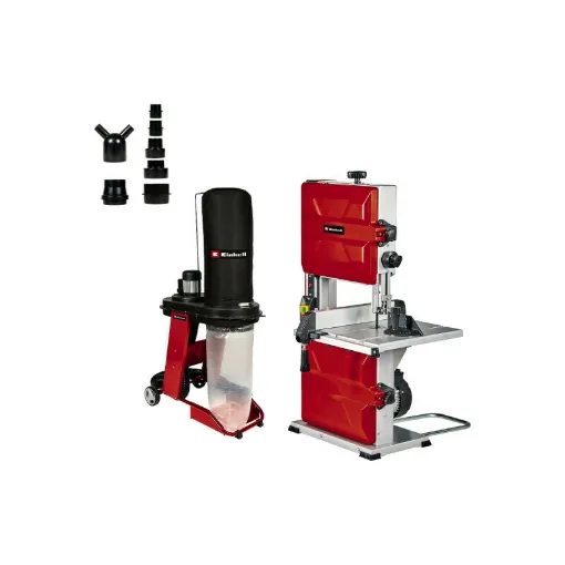 Picture of Pack EINHELL - Band saw - TC-SB 245 L - 400W - 245mm - Central vacuum - TE-VE 550/1 A - 550W - 65L