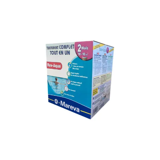 Picture of Rev-Aqua MAREVA - Treatment for pools from 10 to 18 m3 - 2 months - 140041U