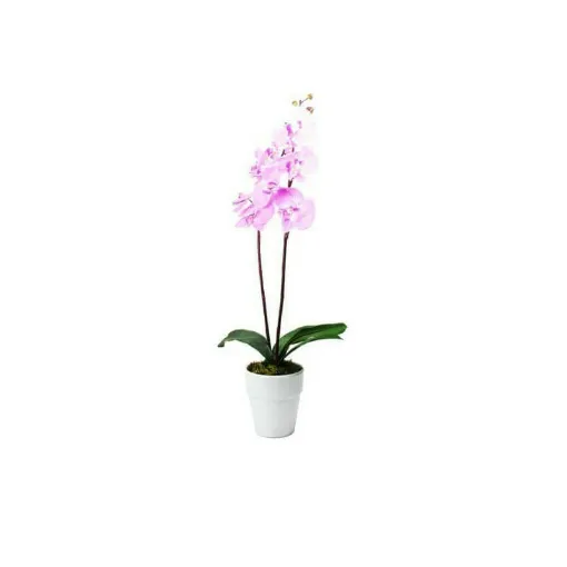 Picture of artificial composition streaked purple orchid 2 stems 70cm