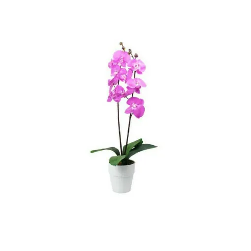 Picture of artificial composition fuschia orchid 2 stems 70cm