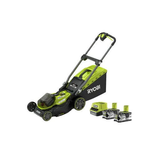 Picture of NEW PRODUCT - DAMAGED PACKAGE - RYOBI 18V OnePlus Brushless lawnmower - 40 cm cut - 2 Batteries 4.0Ah - 1 Charger