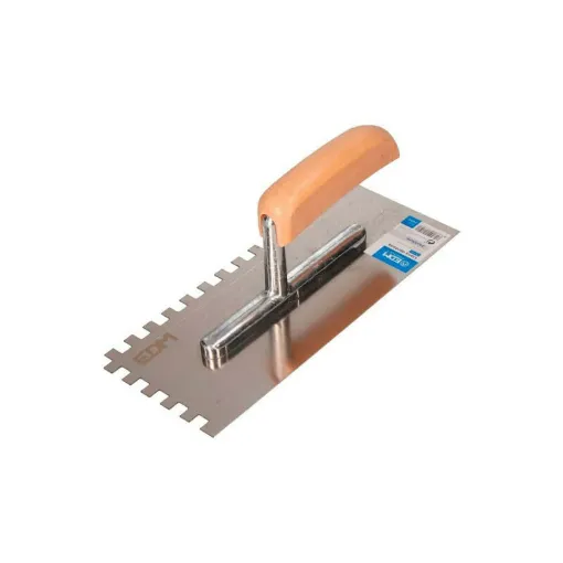 Picture of EDM Toothed Trowel - Rectangular - plastic handle - 340mm - 24150