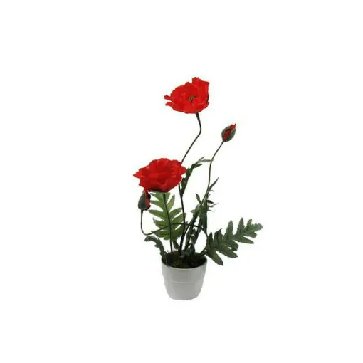 Picture of artificial composition poppy stems 45cm 2