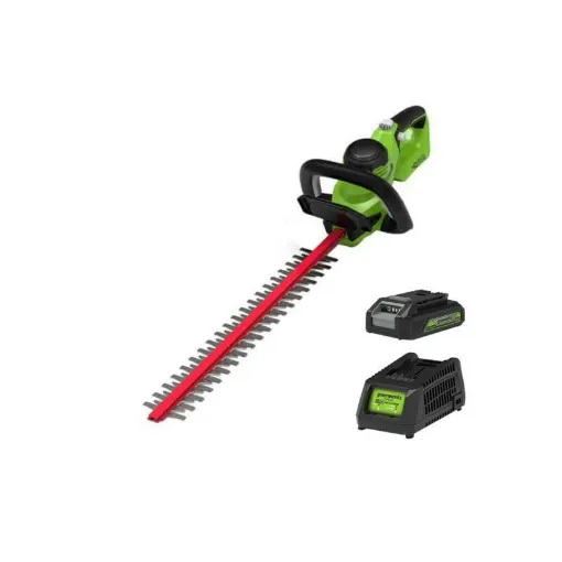 Picture of NEW PRODUCT - DAMAGED PACKAGE - Hedge trimmer 61 cm GREENWORKS - 40V - 1 battery 2.0 Ah - 1 charger