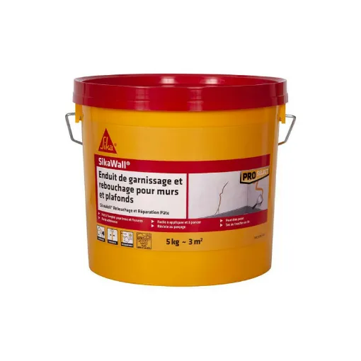 Picture of SIKA SikaWall Filling Plaster Filling and repairing for walls and ceilings - 5Kg