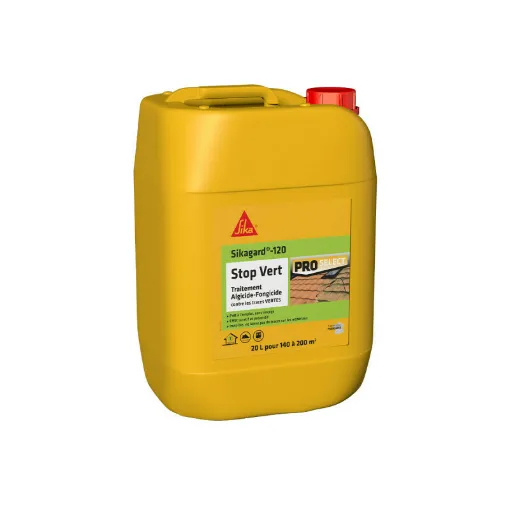 Picture of SIKA Algaecide and Fungicide Treatment - Sikagard-120 Stop Green - 20L