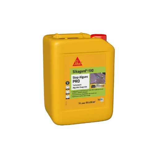 Picture of SIKA Algaecide and Fungicide Treatment - Sikagard-130 Stop Algues Pro - 5L