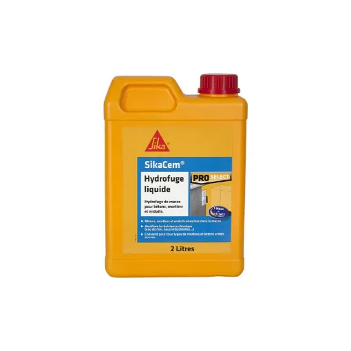 Picture of SikaCem SIKA Liquid Mass Repellent - For Concrete and Mortar - 2L