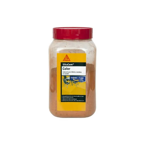 Picture of SIKA SikaCem Color cement, lime and plaster powder - Ocher - 400g