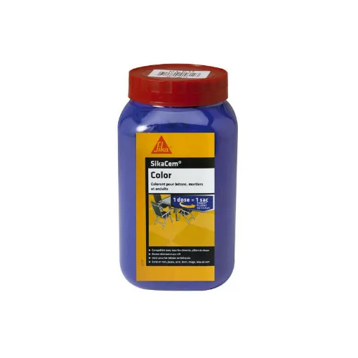 Picture of SIKA SikaCem Color cement, lime and plaster powder color - Blue - 700g