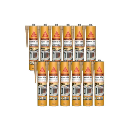 Picture of Batch of 12 SIKA Sikaseal-183 2 in 1 polyurethane sealants Fa�ade & Floor - Stone tone - 300ml