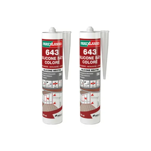 Picture of PAREXLANKO 643 Neutral Silicone Sealants - White - 300ml