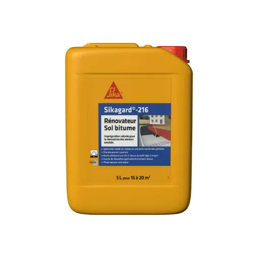 Picture of SIKA Sikagard-216 Bitumen Floor Renovator - Red - 5L