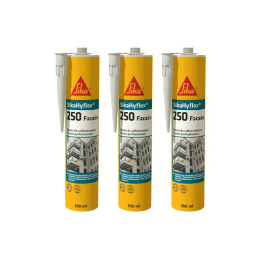 Picture of Set of 3 SIKA SikaHyflex 250 Fa�ade high performance sealants - White - 300ml