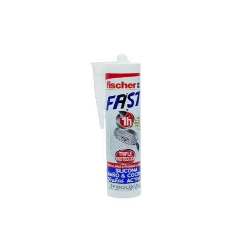 Picture of FISCHER Fast Acting Clear Silicone - 280ml - 96116