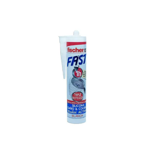 Picture of FISCHER Quick Action Silicone - white - 280 ml - 96115