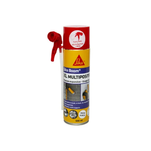 Picture of Sprayable foam polyurethane foam - SIKA Boom XL Gun Multiposition - 500ml - White